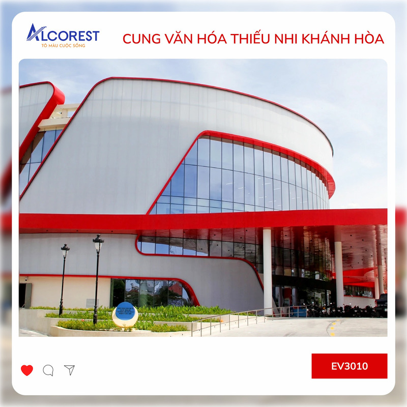 Hình ảnh các công trình lớn tại Việt Nam sử dụng tấm hợp kim nhôm nhựa Alcorest