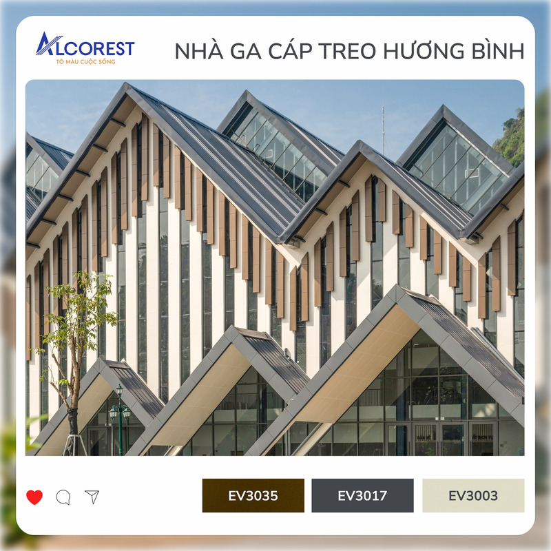 Hình ảnh các công trình lớn tại Việt Nam sử dụng tấm hợp kim nhôm nhựa Alcorest