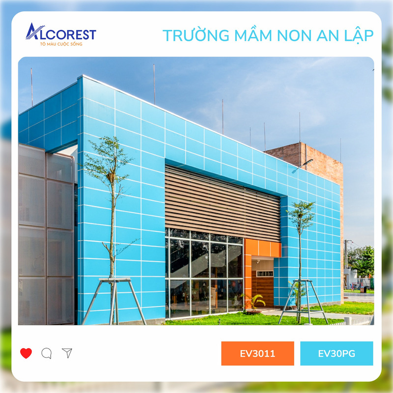 Hình ảnh các công trình lớn tại Việt Nam sử dụng tấm hợp kim nhôm nhựa Alcorest