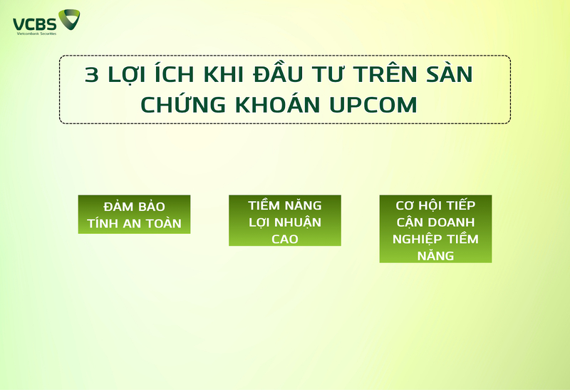 03 lợi ích khi đầu tư trên sàn chứng khoán UPCOM