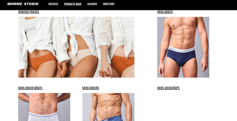 Bomme Studio, LA-based sports underwear manufacturer celebrated for crafting stylish, high-performance intimate wear that adapts to heavy movement and eliminates workout chafing