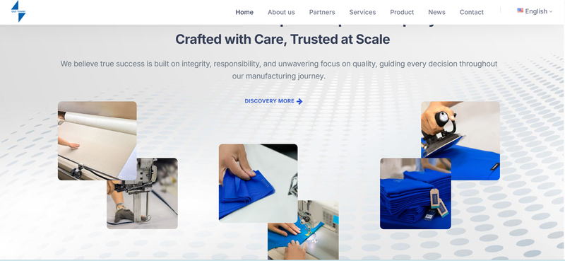 Duc Thanh Garment is a Vietnamese apparel manufacturer with over 20 years of experience providing OEM, FOB, and CM services