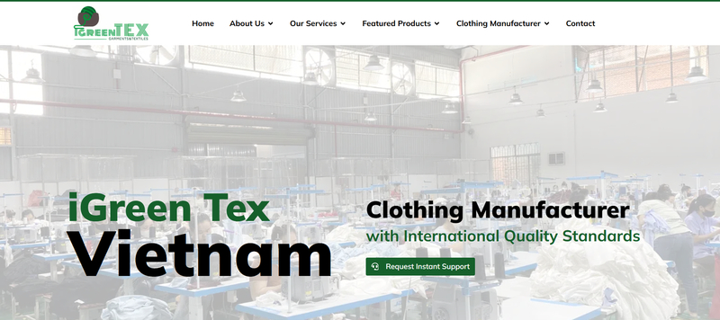 iGreen Tex Vietnam is a Vietnamese OEM/FOB garment manufacturer offering end-to-end apparel production and customized uniform solutions