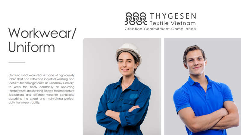 Thygesen Textile Vietnam is an ethical clothing manufacturer providing full package service OEM/ODM apparel production