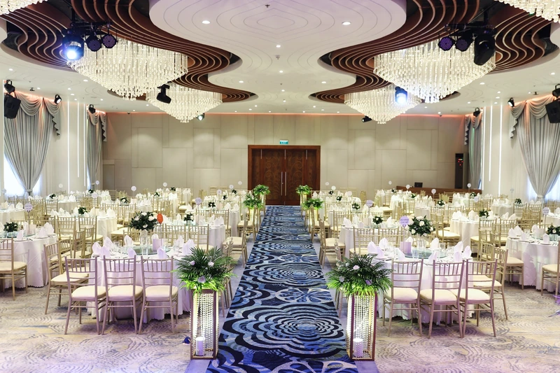 Sảnh Sapphire - Không gian phù hợp concept Parisian sang trọng và tinh tế
