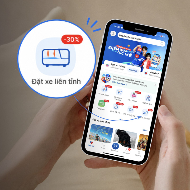 Hãy ưu tiên mở Ứng dụng VNPAY tìm vé trước ngày đi dự kiến khoảng 3-5 ngày